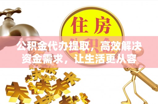 乌什公积金代办提取，高效解决资金需求，让生活更从容
