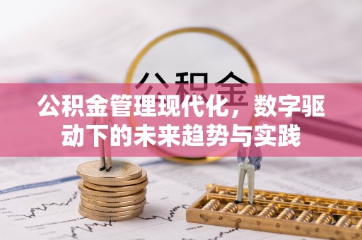 乌什公积金管理现代化，数字驱动下的未来趋势与实践
