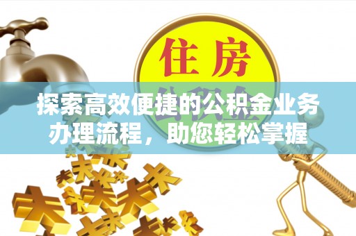 乌什探索高效便捷的公积金业务办理流程，助您轻松掌握