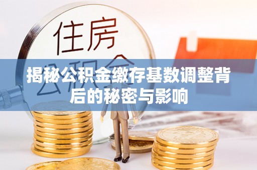 乌什揭秘公积金缴存基数调整背后的秘密与影响