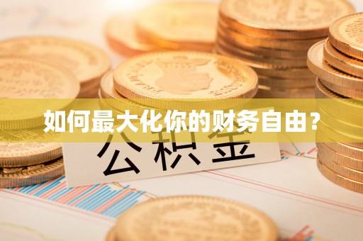 乌什如何最大化你的财务自由？