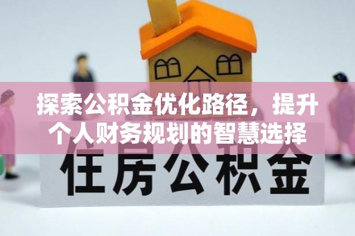 乌什探索公积金优化路径，提升个人财务规划的智慧选择