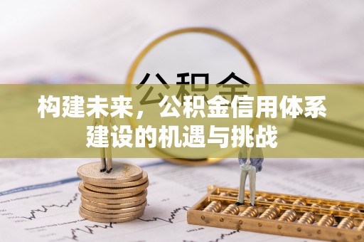 乌什构建未来，公积金信用体系建设的机遇与挑战
