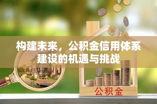 乌什构建未来，公积金信用体系建设的机遇与挑战