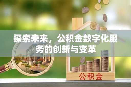 乌什探索未来，公积金数字化服务的创新与变革