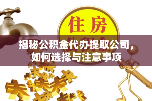乌什揭秘公积金代办提取公司，如何选择与注意事项