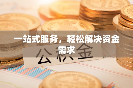 乌什一站式服务，轻松解决资金需求